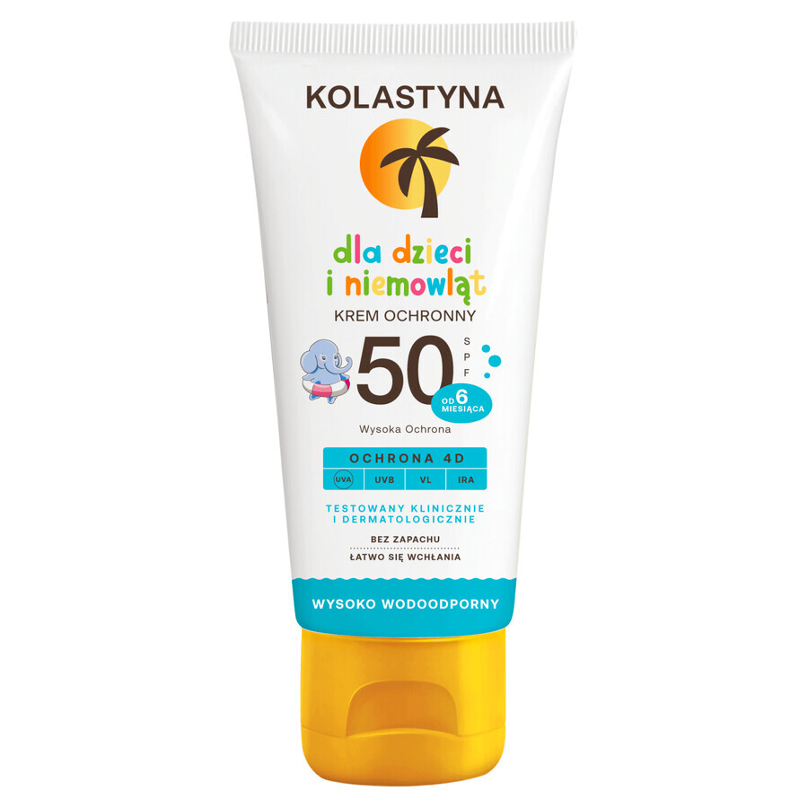 Kolastyna, zonnebrandcrème voor kinderen en baby's, vanaf 6 maanden, SPF 50, 75 ml