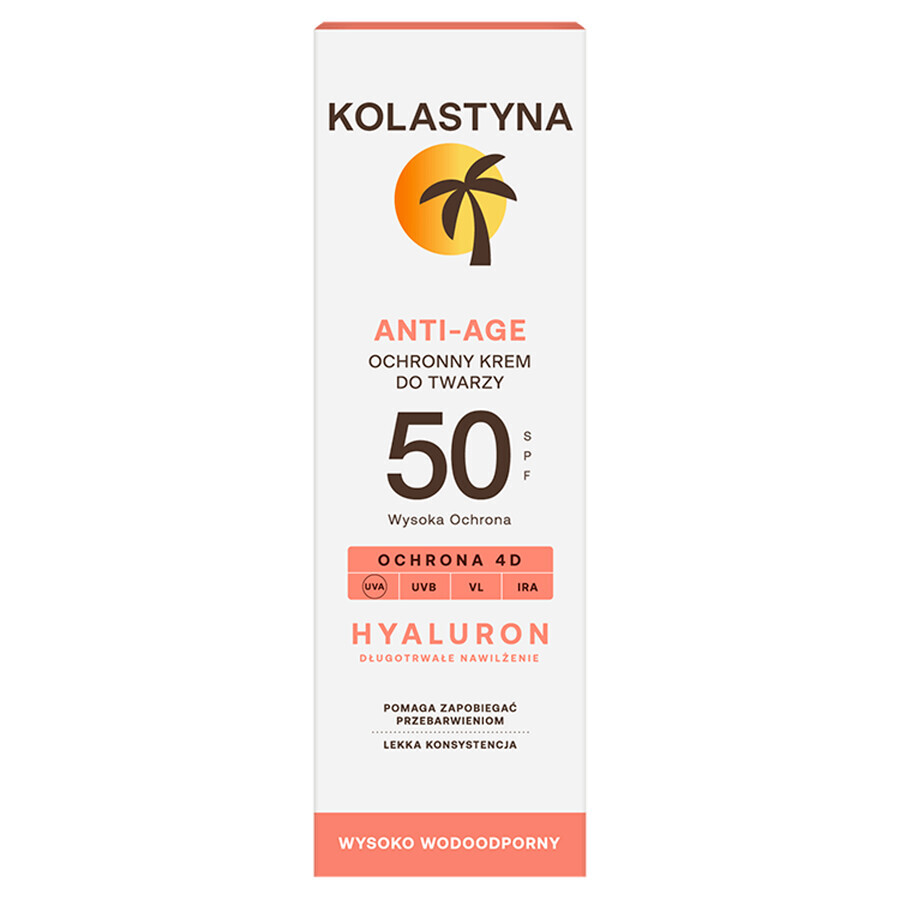 Kolastyna, anti-aging face cream, SPF 50, 50 ml