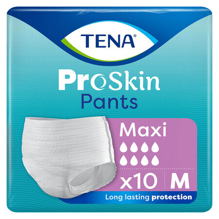 Tena Pants ProSkin, absorberende slip, maat M, 80-110 cm, Maxi, 10 stuks