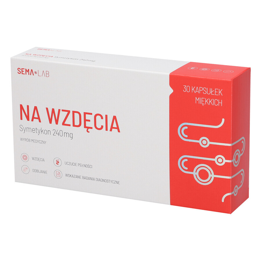 SEMA Lab Tegen winderigheid 240 mg,30 capsules