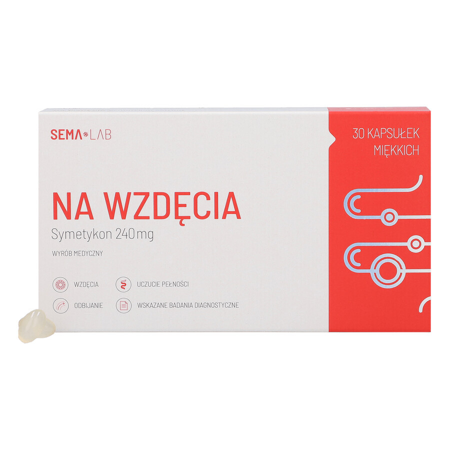 SEMA Lab Tegen winderigheid 240 mg,30 capsules