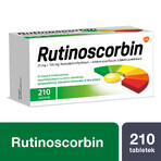 Rutinoscorbin 25 mg + 100 mg, 210 filmomhulde tabletten