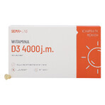 SEMA Lab Vitamin D3 4000 IU, 60 soft capsules