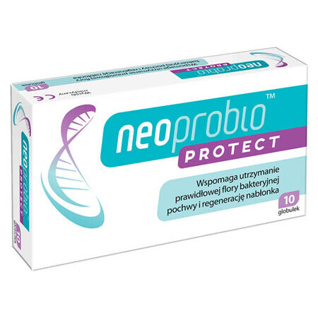 Neoprobio Protect, vaginal globules, 10 pcs.