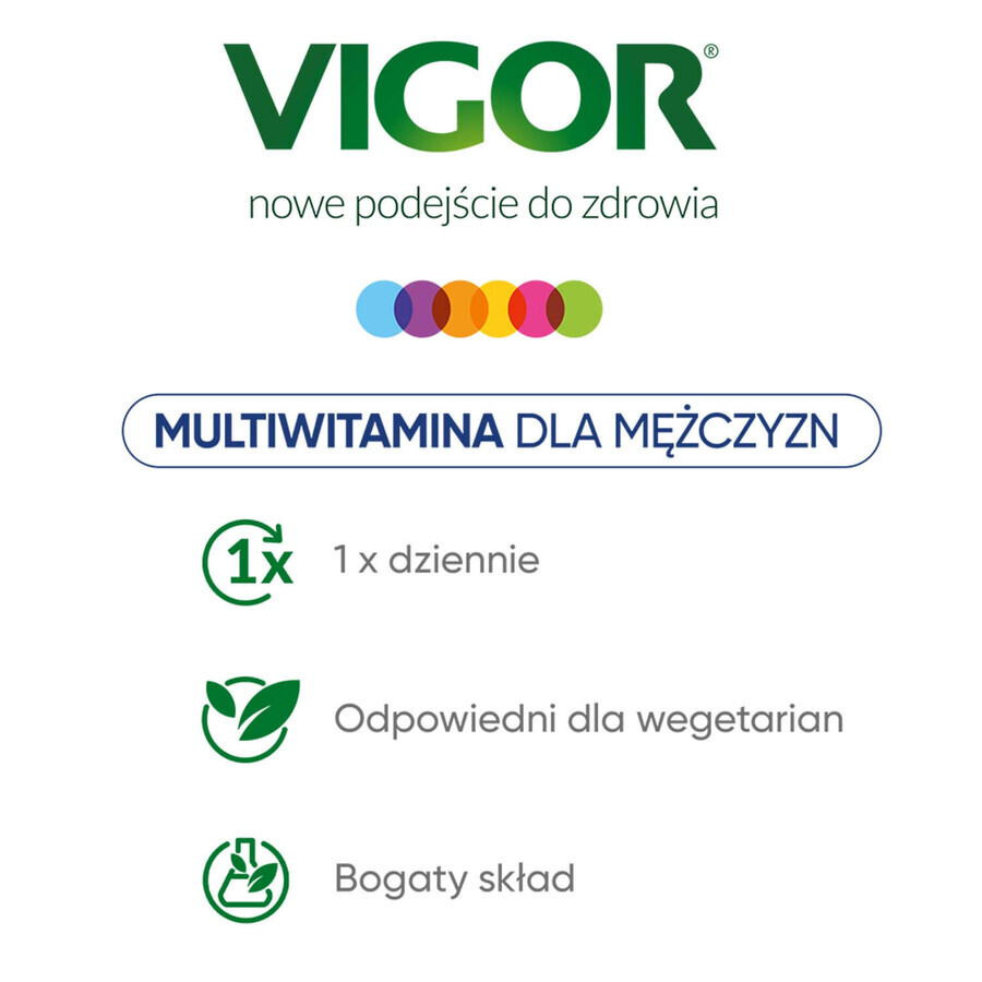 Vigor Multivitamin On 50+, 60 comprimés