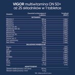 Vigor Multivitamin On 50+, 60 comprimés