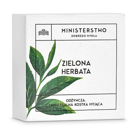 Ministry of Good Soap, barra shampoo, tè verde, 85 g