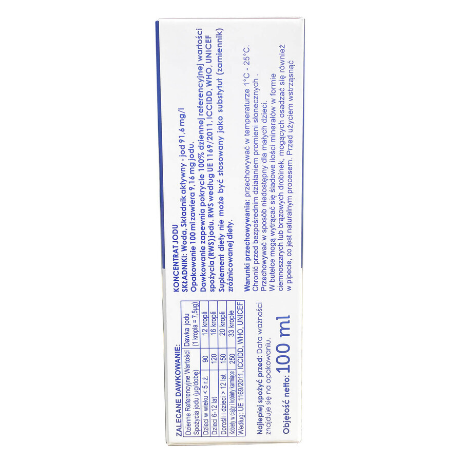 Iodica, iodine concentrate, liquid, 100 ml