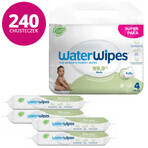 WaterWipes Soapberry Bio, wet wipes, water with soap extract, from birth, 4 x 60 pieces