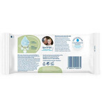 WaterWipes Zeepbes Bio, vochtige doekjes, water met zeepbes-extract, vanaf de geboorte, 60 stuks