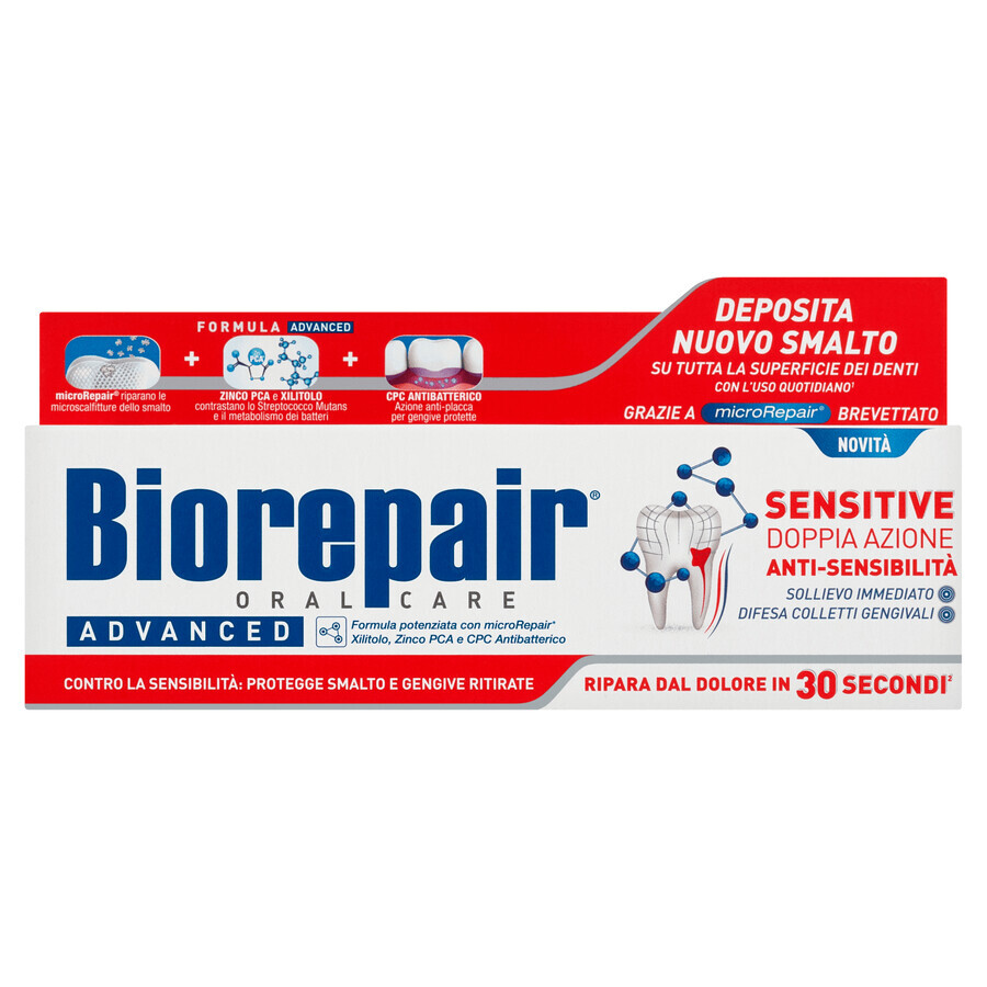 Biorepair Peribioma, toothpaste, gum protection, without fluoride, 75 ml