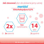 Meridol Chloorhexidine 0,2%, mondspoeling, alcoholvrij, 300 ml