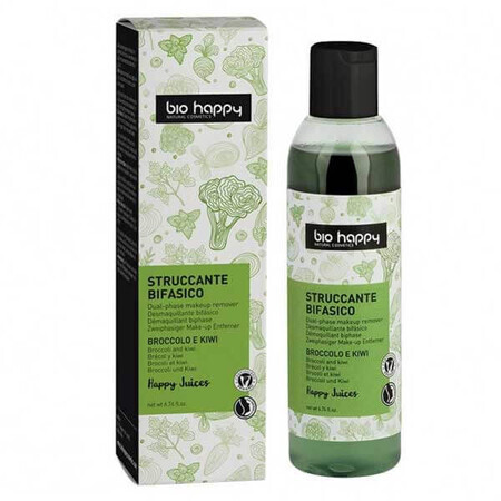 Bio Happy Happy Juices, biphasic cleanser, broccoli and kiwi, 200 ml