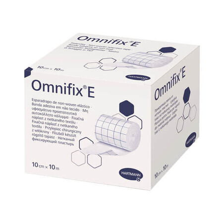 Omnifix E, adeziv pentru pansamente, 10 cm x 10 m, 1 buc