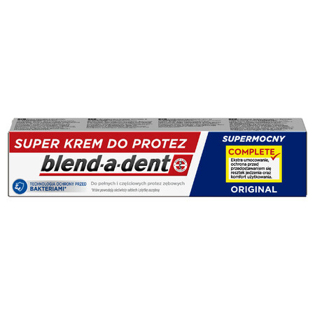 Blend-a-dent Complete, Denture Adhesive, Original, 47 g