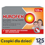 Nurofen voor kinderen 125 mg, zetpillen, 10 stuks