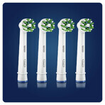 Oral-B Cross Action, vervangende opzetborstels voor Clean Maximiser elektrische tandenborstel, EB50-4, 4 stuks