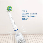 Oral-B Cross Action, vervangende opzetborstels voor Clean Maximiser elektrische tandenborstel, EB50-4, 4 stuks