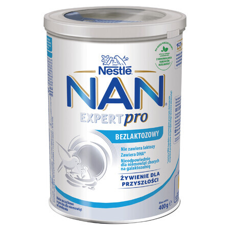 Nestle NAN Expertpro Lactosevrije zuigelingenmelk vanaf de geboorte, 400 g