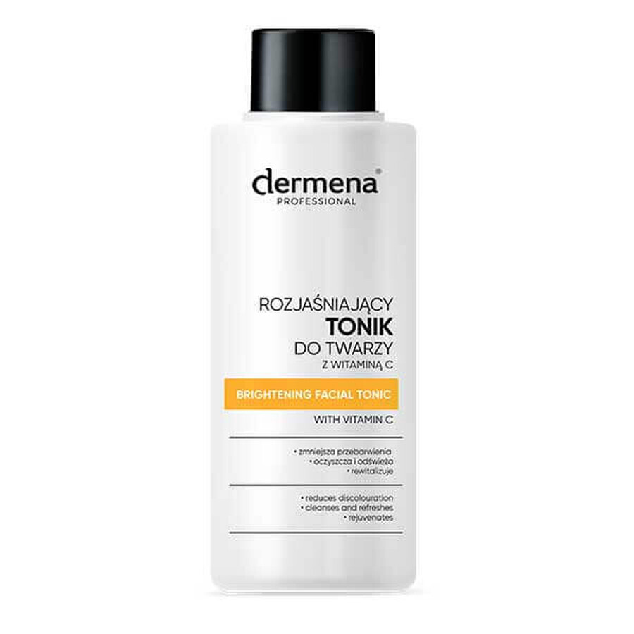 Dermena Professional, verhelderende gezichtstonic met vitamine C, alle huidtypes, 150 ml