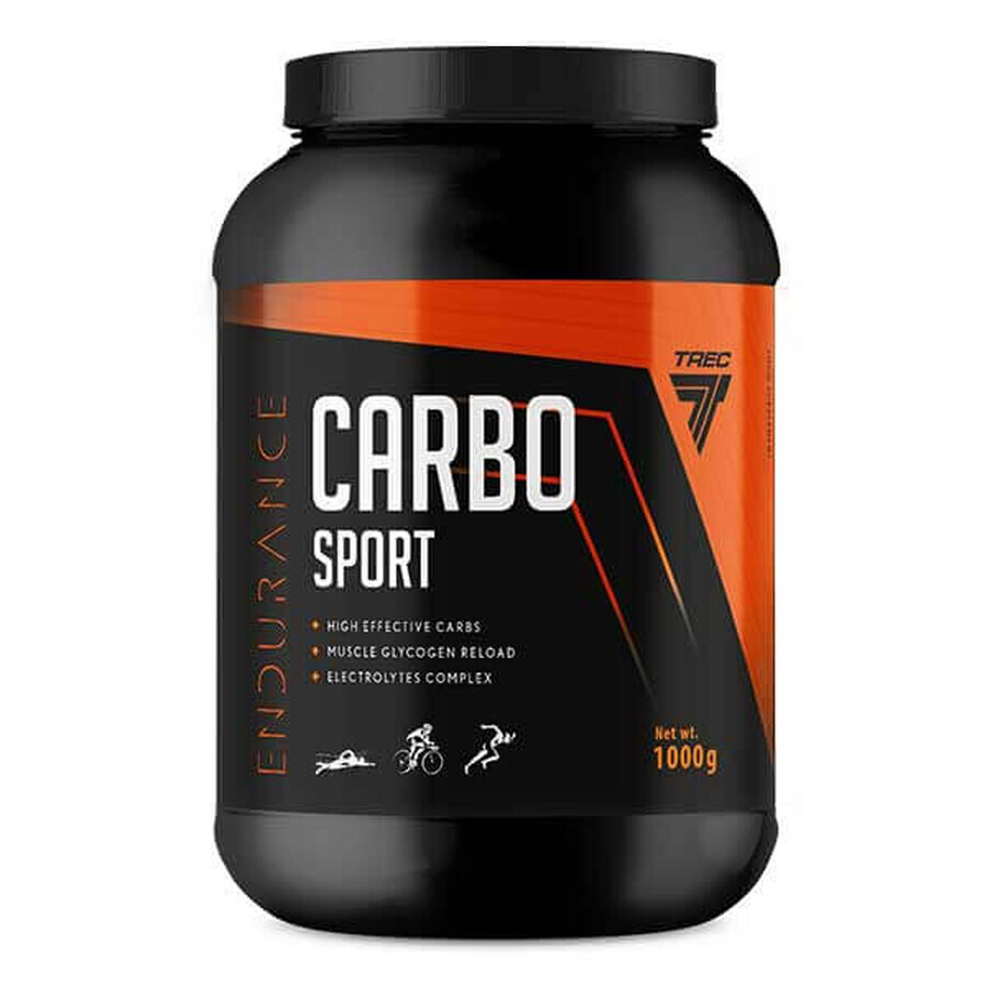 Trec Carbo Sport, sinaasappelsmaak, 1 kg