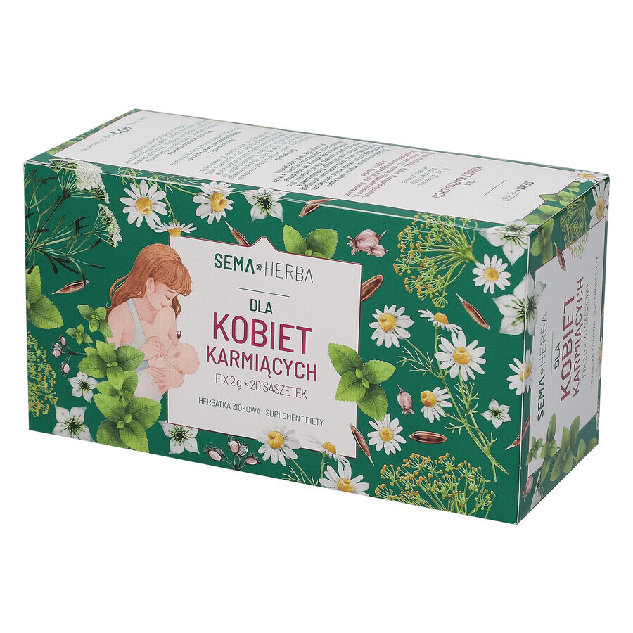 SEMA Herba voor zogende vrouwen Fix, 2 g x 20 sachets