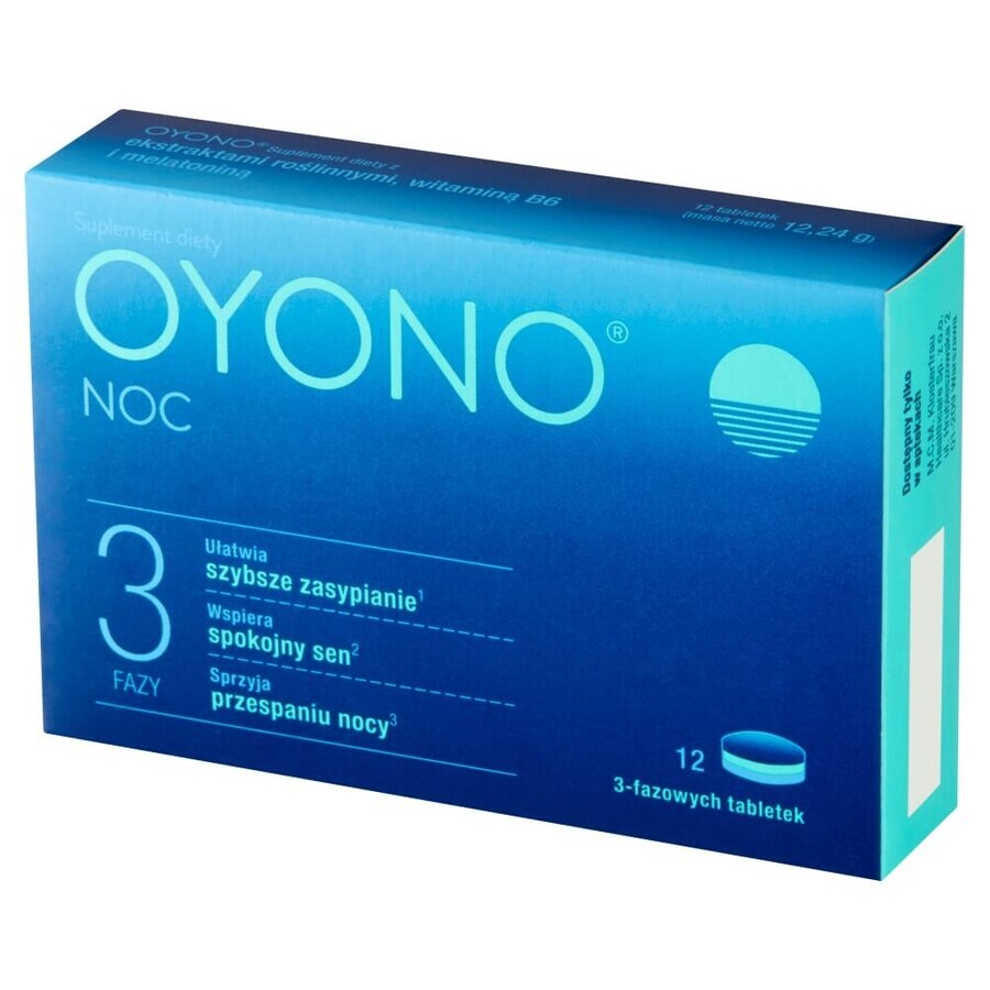 Oyono Night, 12 comprimate