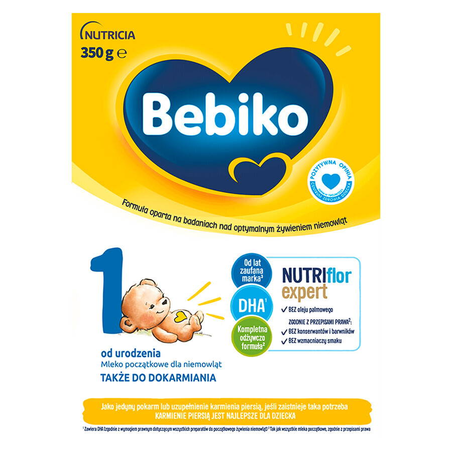 Bebiko 1 Nutriflor Expert milk for infants, from birth, 350 g