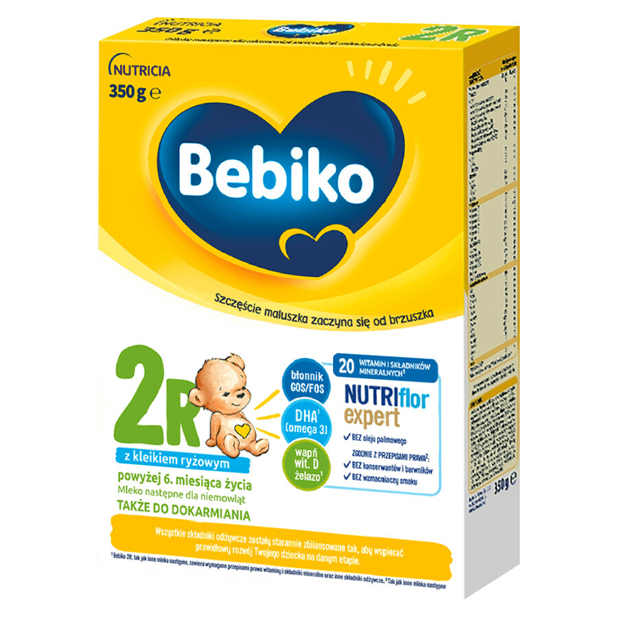 Bebiko 2R Nutriflor Expert, rice porridge after milk, over 6 months, 350 g