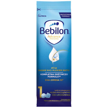 Bebilon Advance Pronutra 1, lapte pentru sugari, de la naștere, 27,6 g x 1 plic