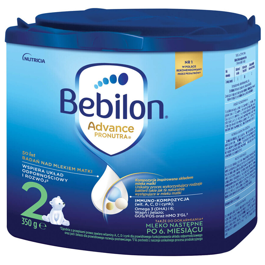 Bebilon Advance Pronutra 2, lapte de continuare, peste 6 luni, 350 g