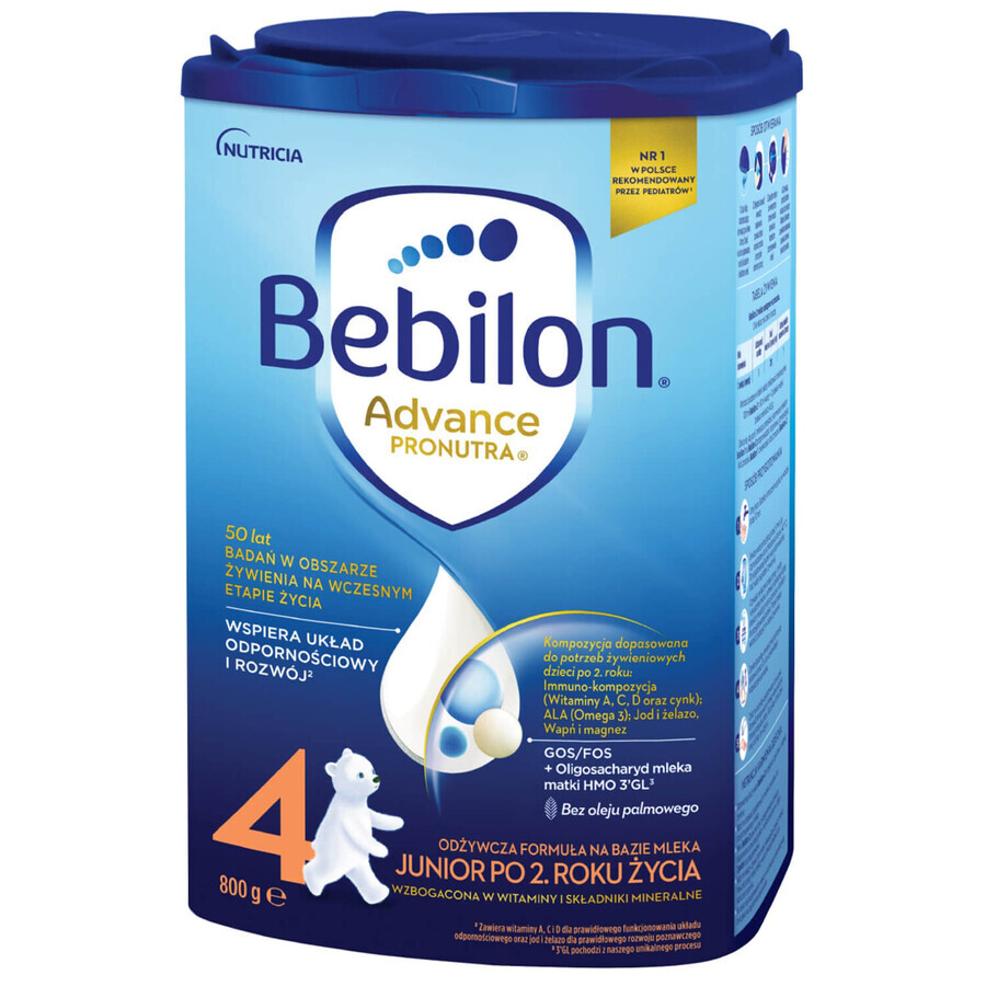 Bebilon Advance Pronutra 4 Junior, nährstoffreiche Milchnahrung, ab 2 Jahren, 800 g