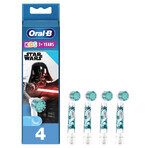 Oral-B Kids Stages Power, sfaturi periuță de dinți electrică, Star Wars, peste 3 ani, ultra moale, 4 bucăți