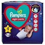 Pampers Nachtbroekjes, luiers, maat 4, 9-15 kg, 25 stuks