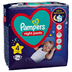 Pampers Nachtbroekjes, luiers, maat 4, 9-15 kg, 25 stuks