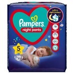 Pampers Night Pants, couches, taille 5, 12-17 kg, 22 pcs