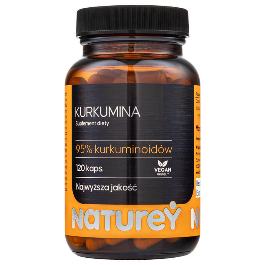 Naturey Curcumine, 120 capsules