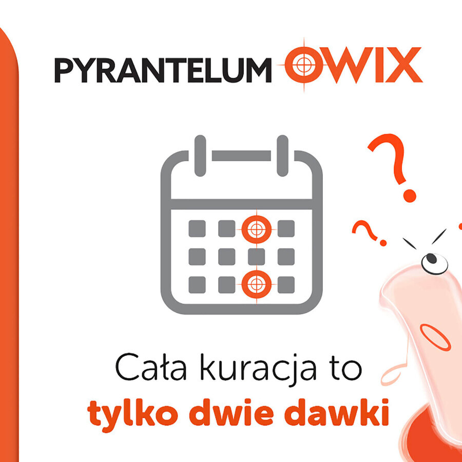 Pyrantelum OWIX 250 mg, 3 tabletten