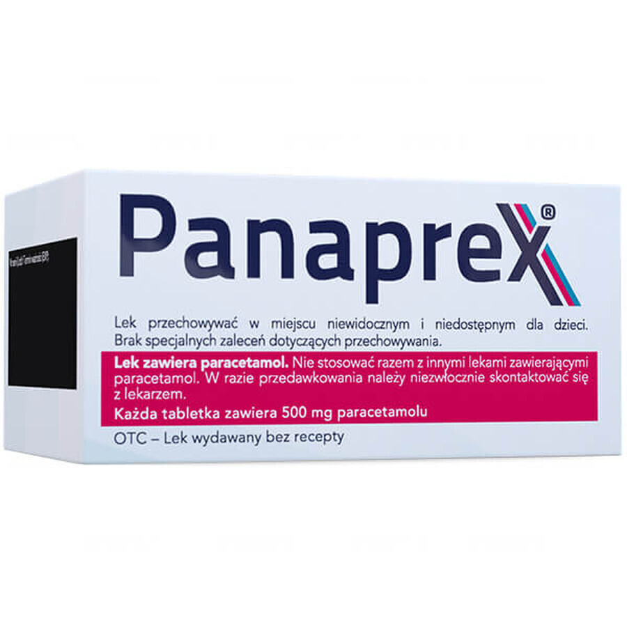 Panaprex, 500 mg, 50 filmomhulde tabletten