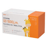 SEMA Lab Vitamine D 1000 IE voor kinderen vanaf 1 jaar en volwassenen, 90 afdraaibare capsules