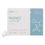 SEMA Lab Magneziu + Vitamina B6, 60 comprimate filmate