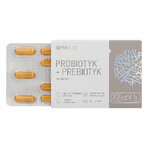 SEMA Lab Probiotique + Prébiotique, 20 gélules à libération retardée
