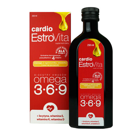 EstroVita Cardio, esters d'acides oméga 3-6-9, 250 ml