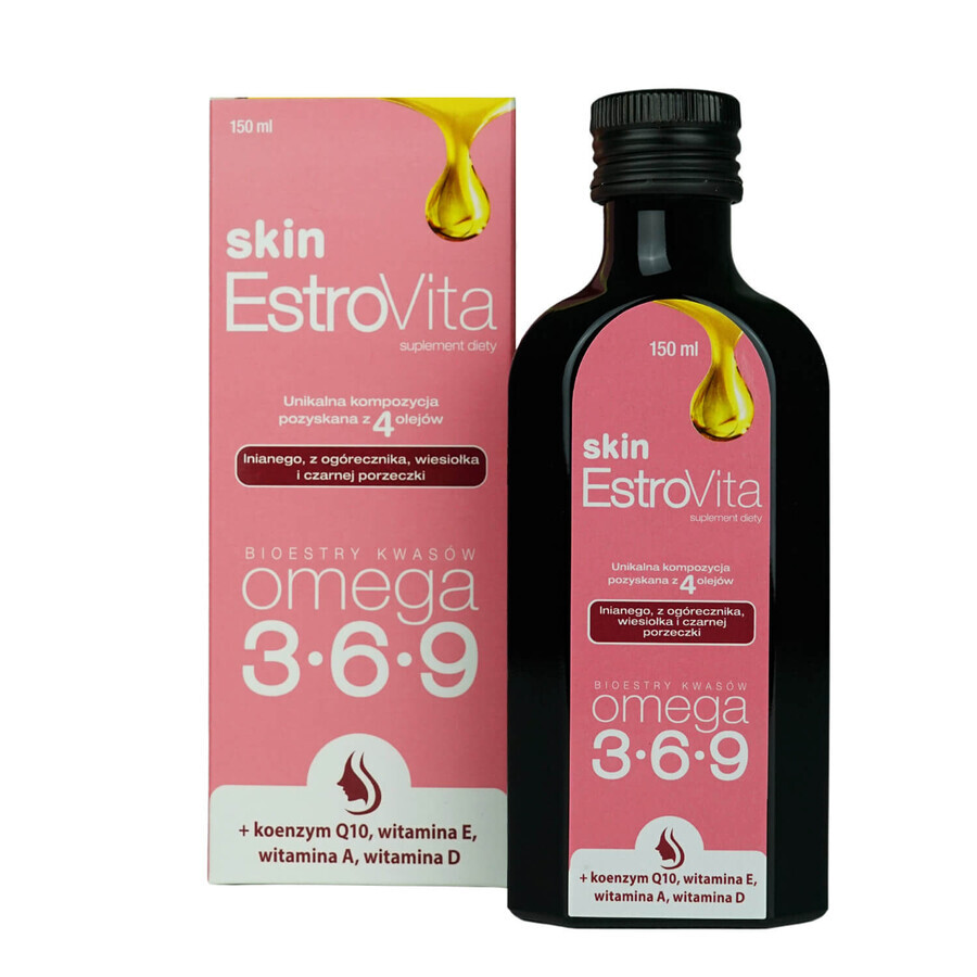 EstroVita Skin, esteri ai acizilor Omega 3-6-9, 150 ml