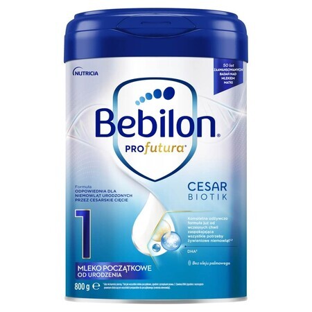 Bebilon Profutura CesarBiotik 1, leche infantil, desde el nacimiento, 800 g