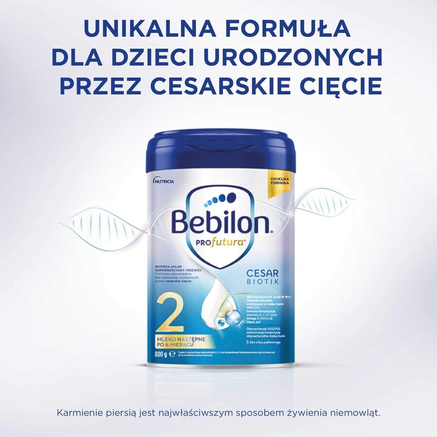 Bebilon Profutura CesarBiotik 2, opvolgmelk, na 6 maanden, 800 g