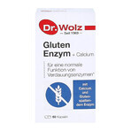 Glutenenzym + calcium, glutenenzym + calcium, 60 capsules