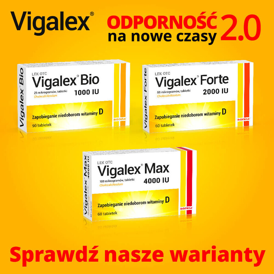 Vigalex Max 4000 IU, 90 tablets