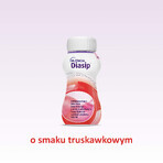 Diasip, voedingspreparaat voor diabetici, aardbeiensmaak, 4 x 200 ml