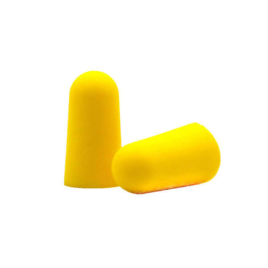 Haspro Tube, ear plugs, yellow, 100 pieces